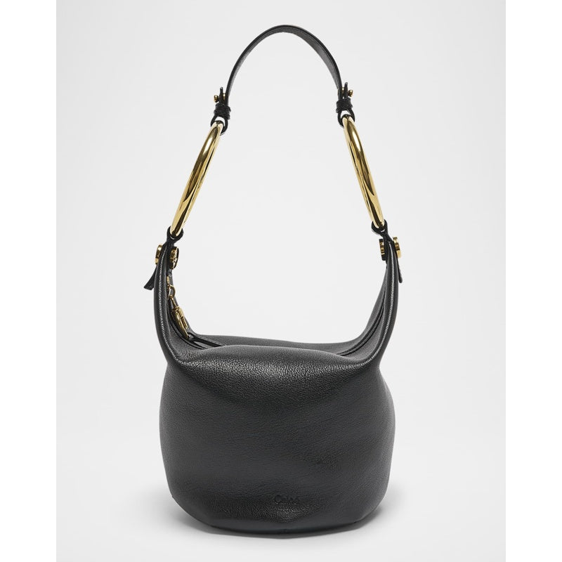 Bolsa Shoulder Bracelet Zip in Grained Buffalo