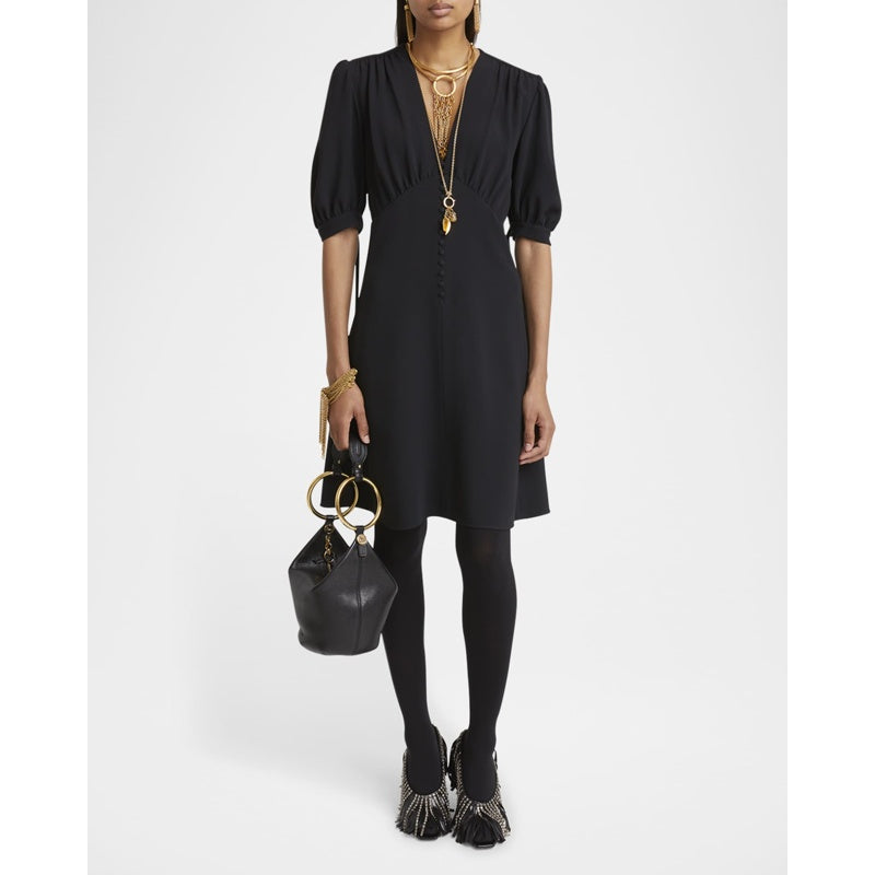 Bolsa Shoulder Bracelet Zip in Grained Buffalo