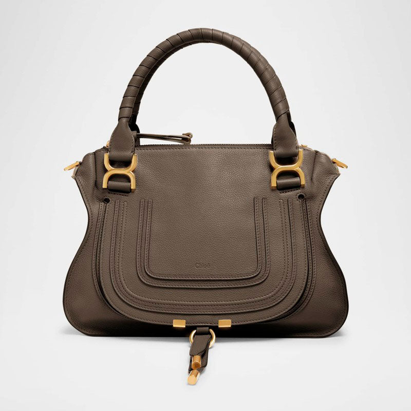 Bolsa Crossbody Marcie Small Double Carry in Shiny Calfskin - Mercado de Luxo - O Maior E-Commerce de Bens, Produtos e Serviços de Luxo do Brasil.