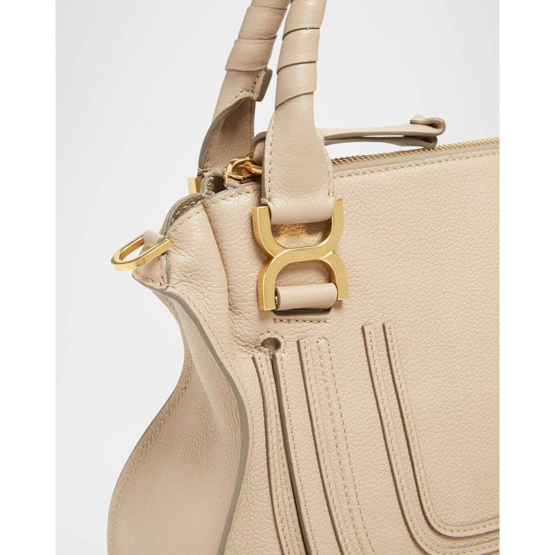 Bolsa Crossbody Marcie Small Double Carry in Shiny Calfskin