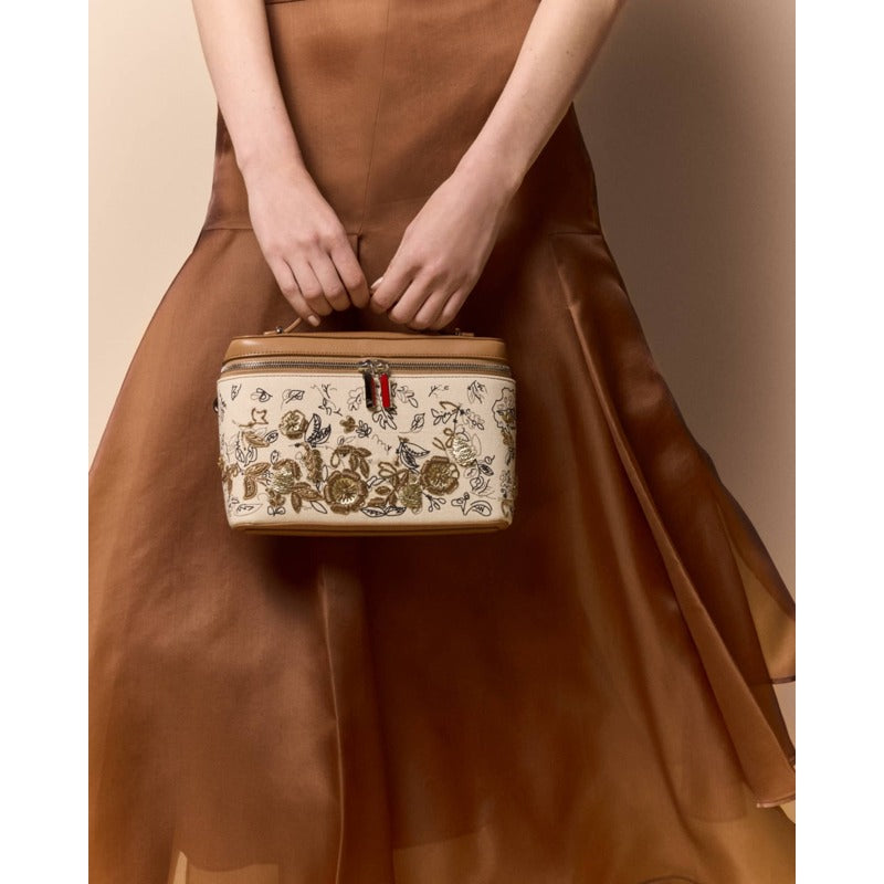 Bolsa Handle Djanis Floral Toile