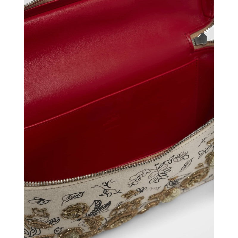 Bolsa Handle Djanis Floral Toile