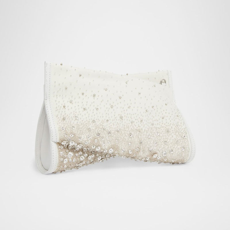 Bolsa Clutch Loubitwist Small Embellished Satin - Mercado de Luxo - O Maior E-Commerce de Bens, Produtos e Serviços de Luxo do Brasil.