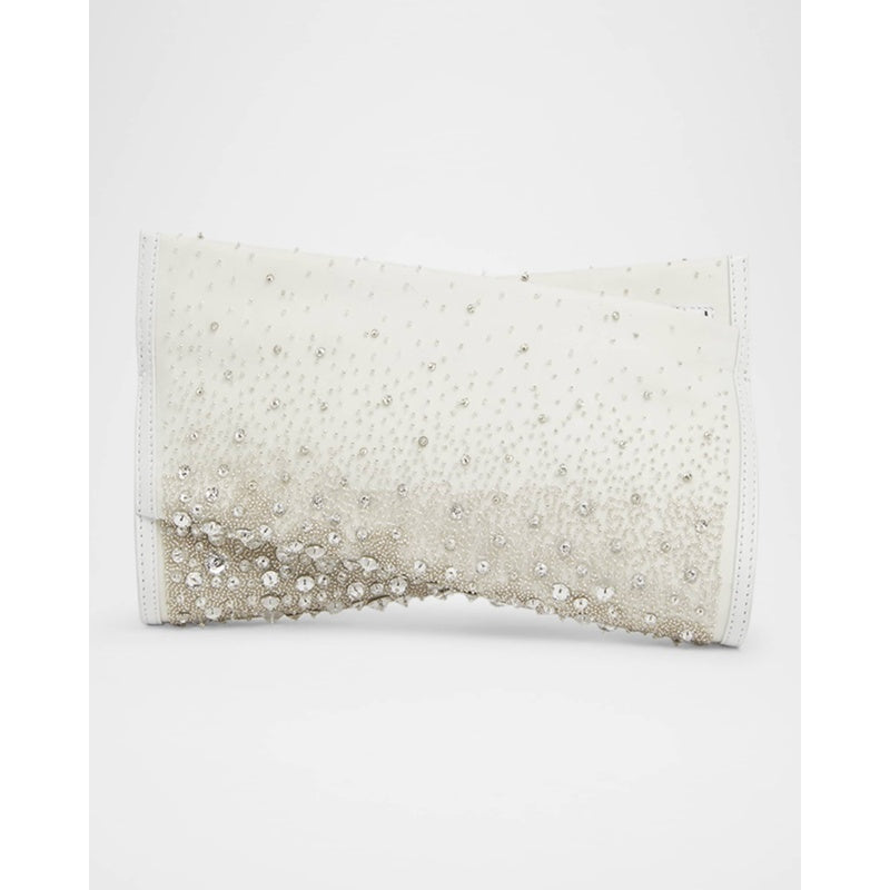 Bolsa Clutch Loubitwist Small Embellished Satin