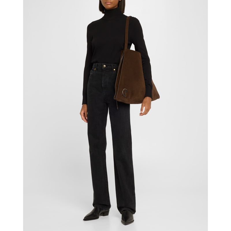 Bolsa Shopper Le 54 Tote in Suede