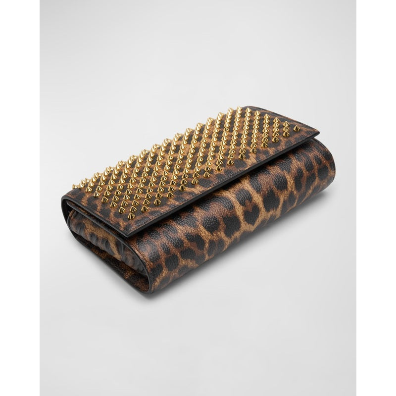 Bolsa Crossbody Paloma Spike Leopard-Print on Chain