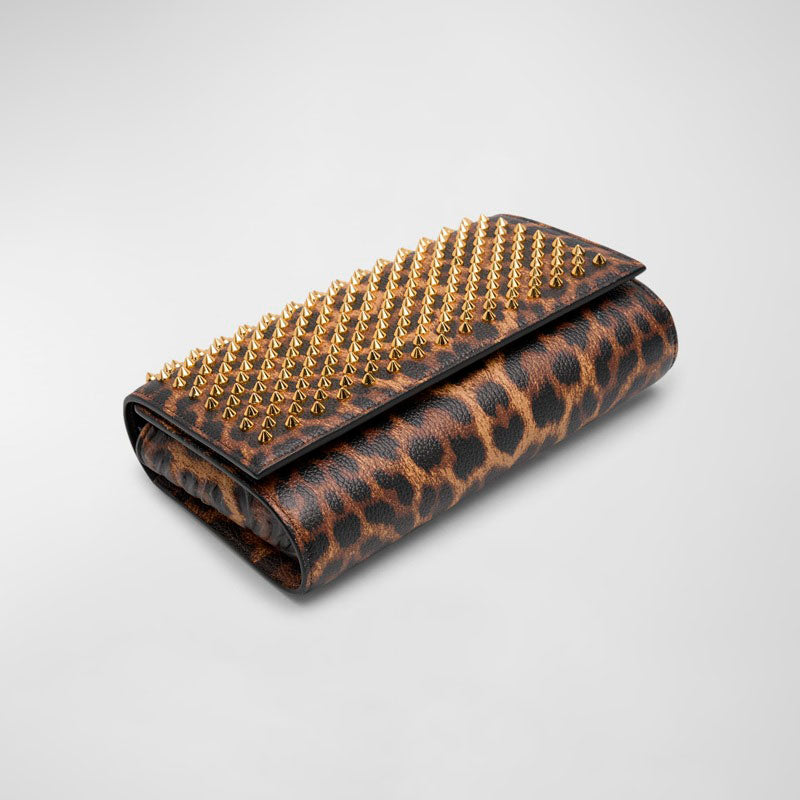 Bolsa Wallet Paloma Spike Leopard-Print on Chain - Mercado de Luxo - O Maior E-Commerce de Bens, Produtos e Serviços de Luxo do Brasil.
