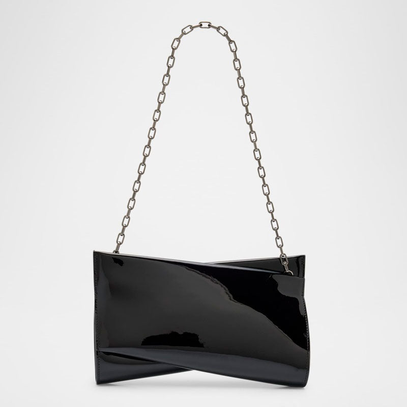 Bolsa Shoulder Loubitwist Small in Patent - Mercado de Luxo - O Maior E-Commerce de Bens, Produtos e Serviços de Luxo do Brasil.