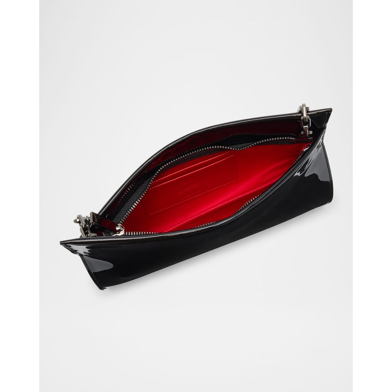 Bolsa Shoulder Loubitwist Small in Patent