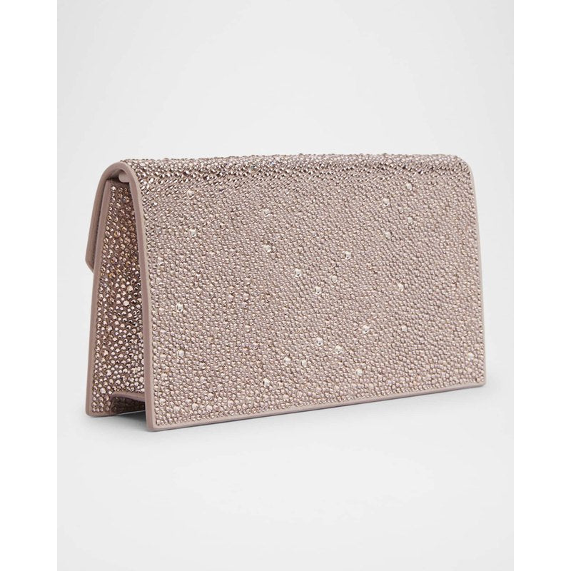 Bolsa Clutch Loubi54 Strass Flap