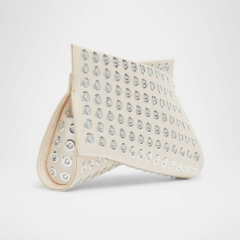 Bolsa Clutch Loubitwist Small Boum Mirror in Crepe Satin - Mercado de Luxo - O Maior E-Commerce de Bens, Produtos e Serviços de Luxo do Brasil.