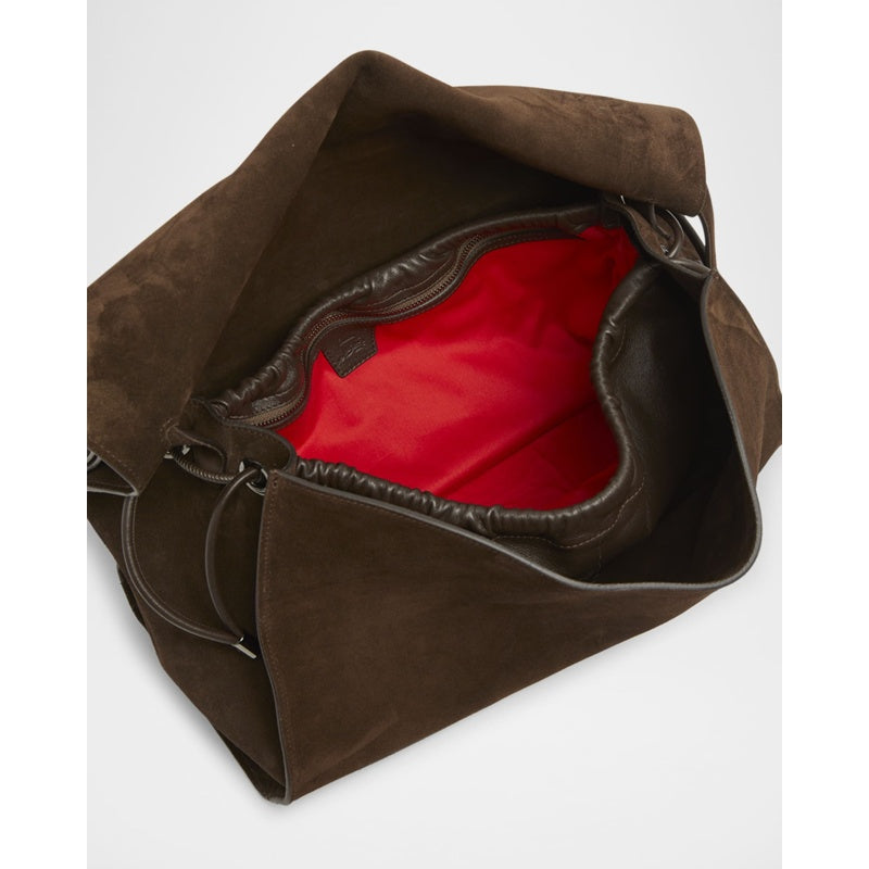 Bolsa Shoulder Baggy Large in Suede