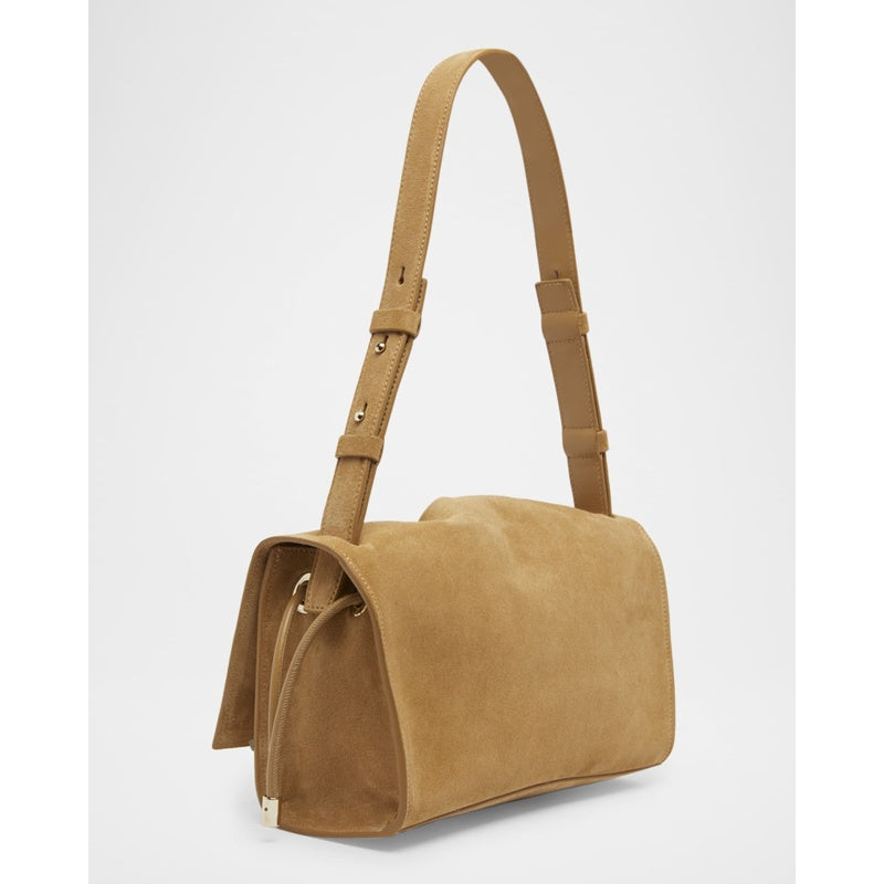 Bolsa Shoulder Baggy Small in Suede
