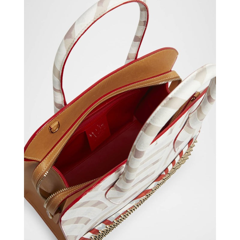 Bolsa Handle Eloise Medium in Coated Canvas and