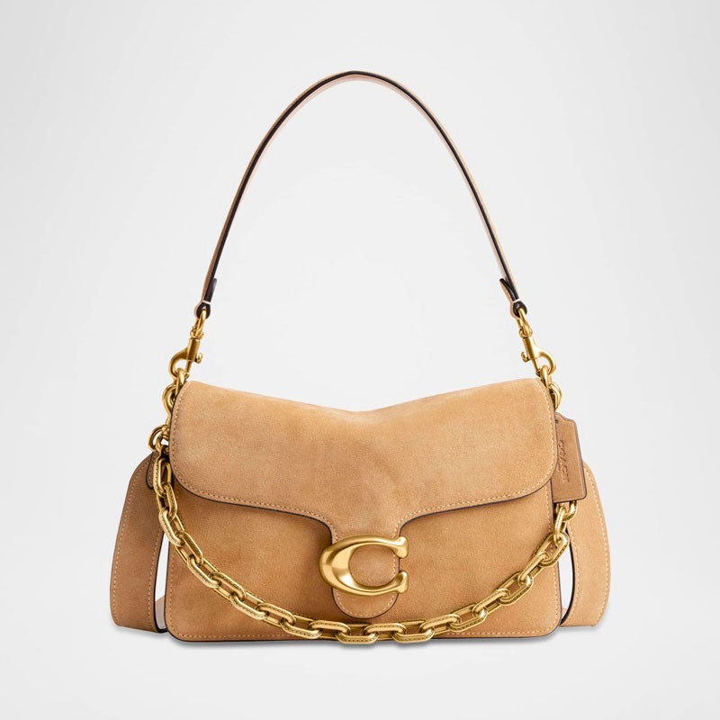 Bolsa Shoulder Tabby Chain Suede - Mercado de Luxo - O Maior E-Commerce de Bens, Produtos e Serviços de Luxo do Brasil.