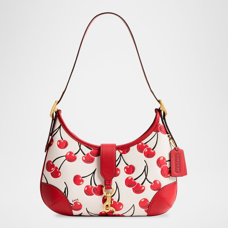 Bolsa Shoulder Hamptons Cherry-Print - Mercado de Luxo - O Maior E-Commerce de Bens, Produtos e Serviços de Luxo do Brasil.