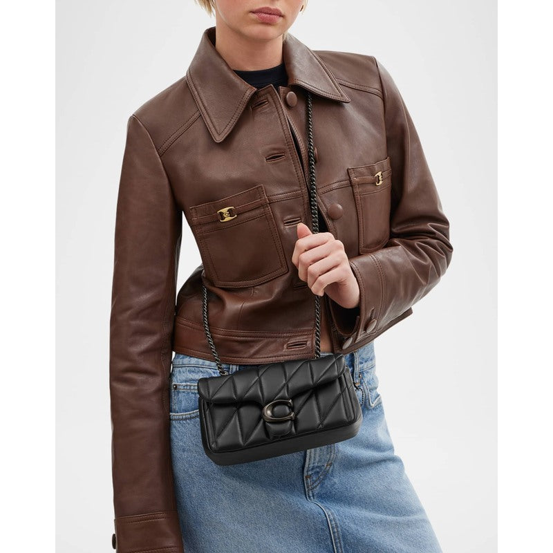 Bolsa Shoulder Tabby 20 Quilted with Chain