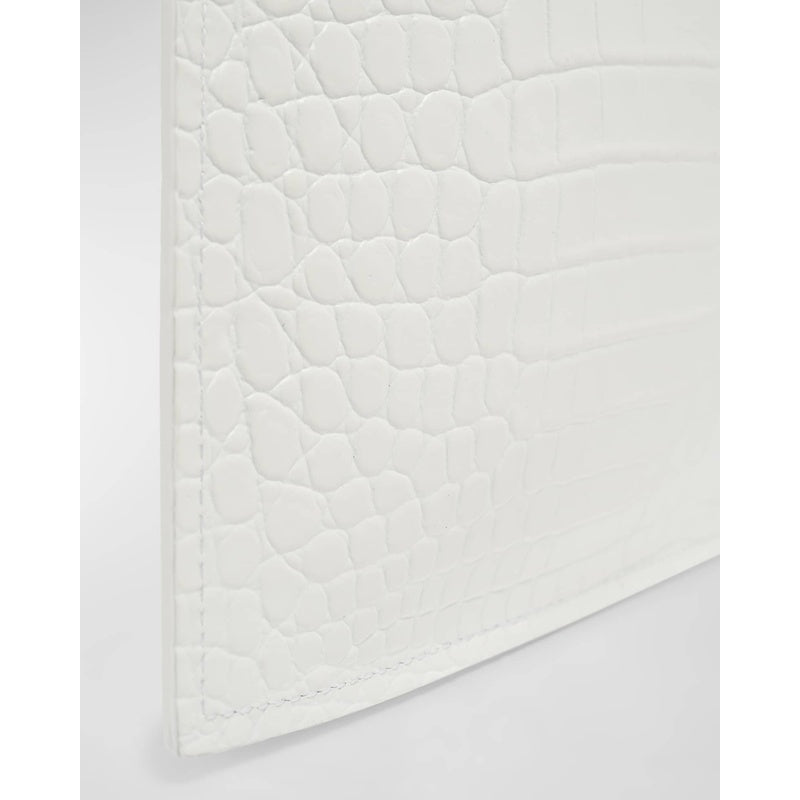 Bolsa Shoulder Mini Heart Croc-Embossed