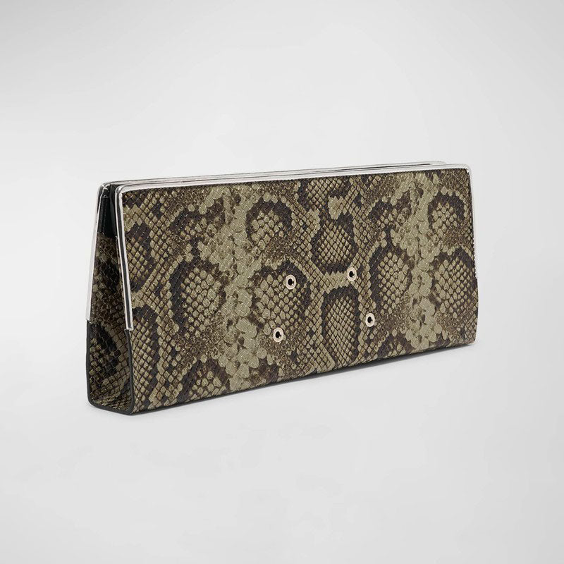 Bolsa Clutch Binder Python-Print - Mercado de Luxo - O Maior E-Commerce de Bens, Produtos e Serviços de Luxo do Brasil.