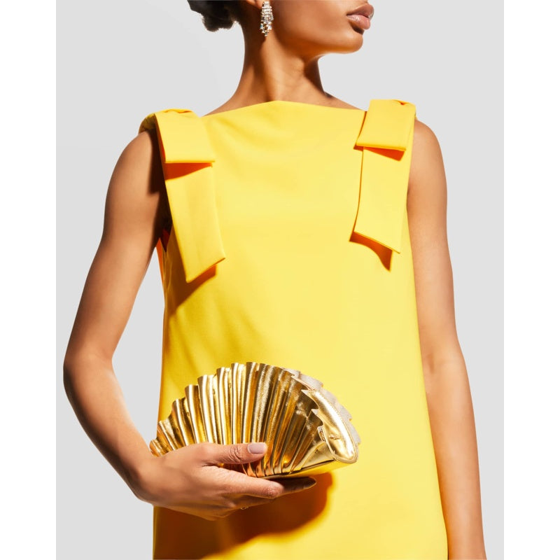 Bolsa Beach Nala Mini Pleated Metallic