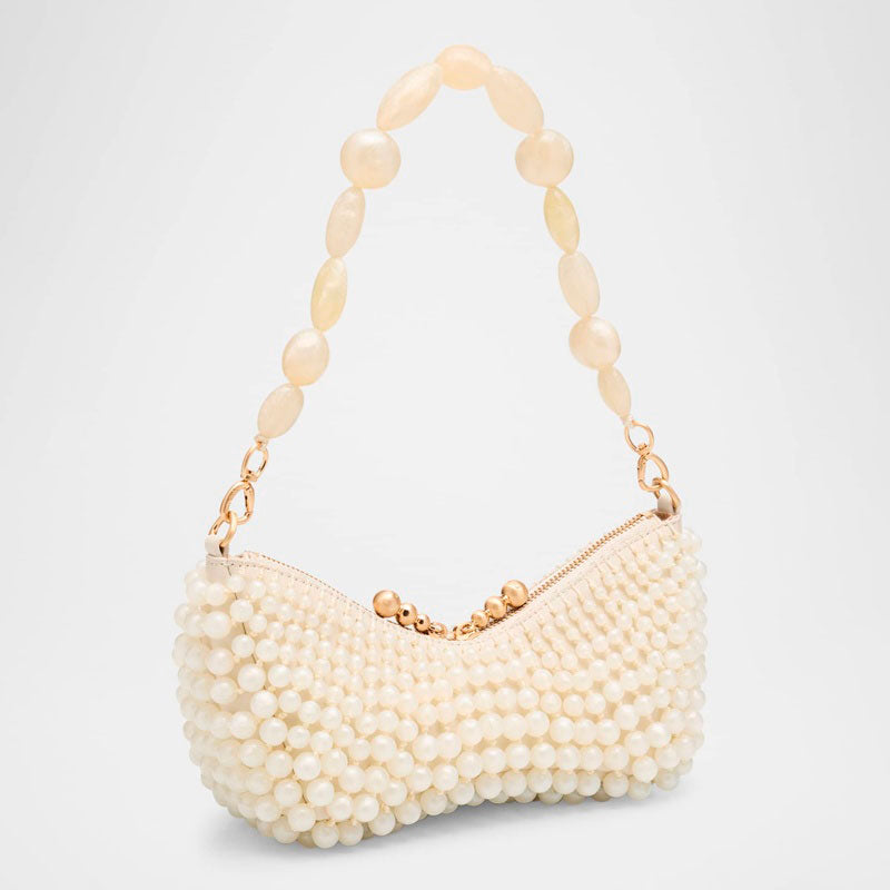 Bolsa Shoulder Mercier Beaded Zip - Mercado de Luxo - O Maior E-Commerce de Bens, Produtos e Serviços de Luxo do Brasil.