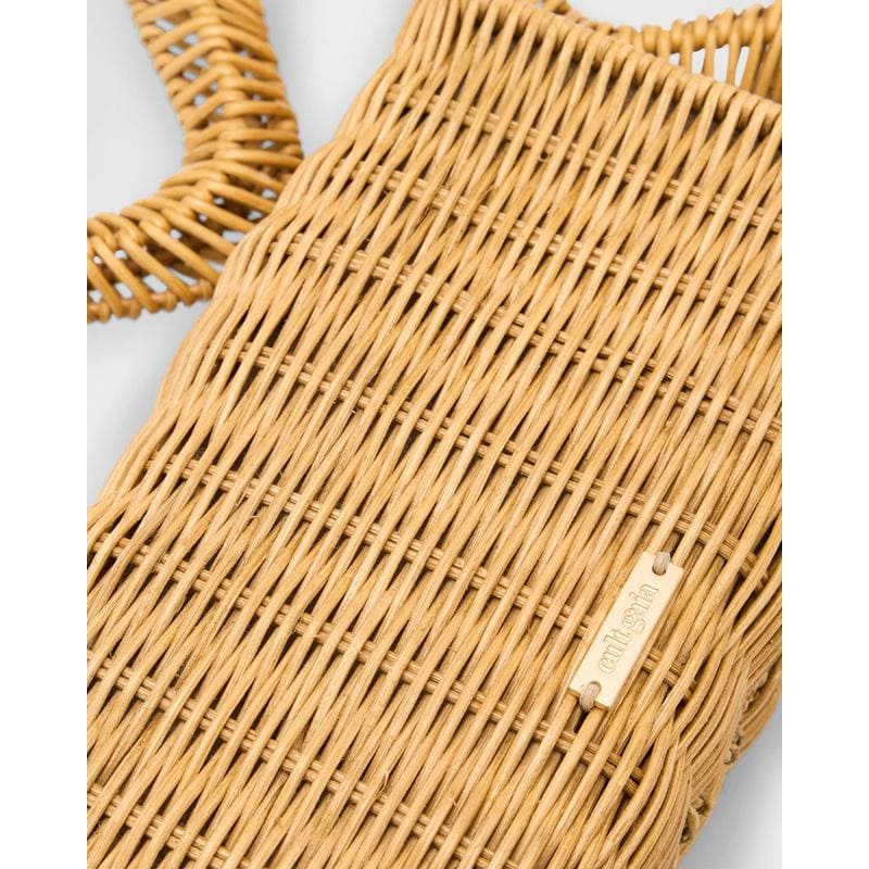 Bolsa Clutch Elsa Wavy Rattan