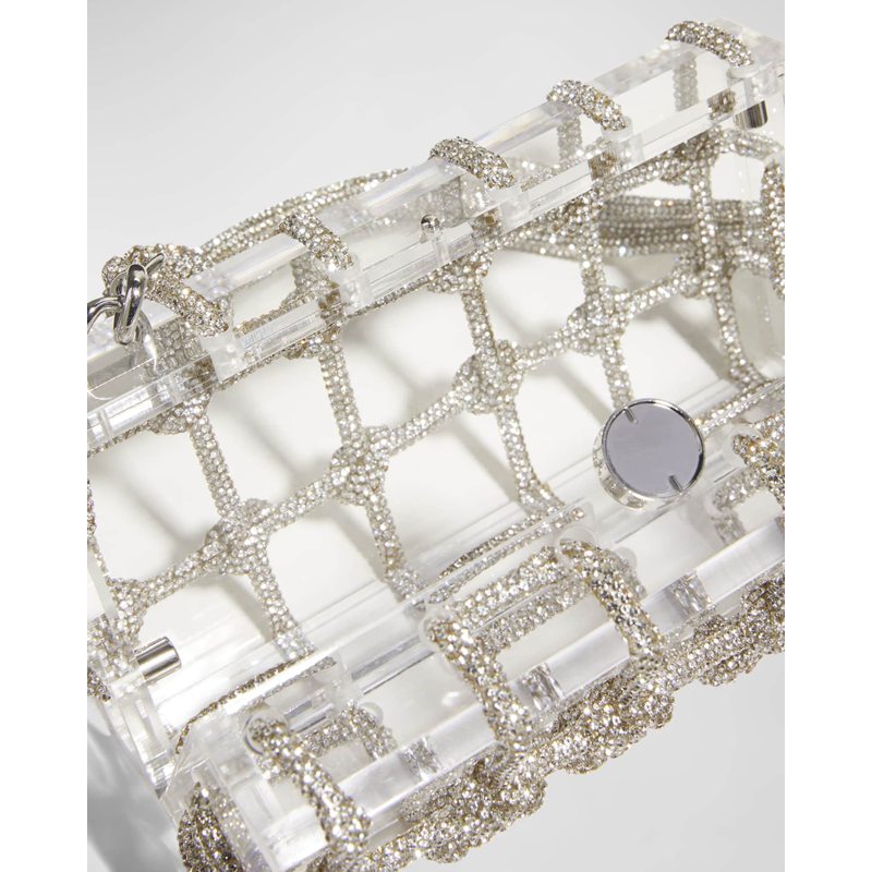 Bolsa Shoulder Bess Caged Embellished Box