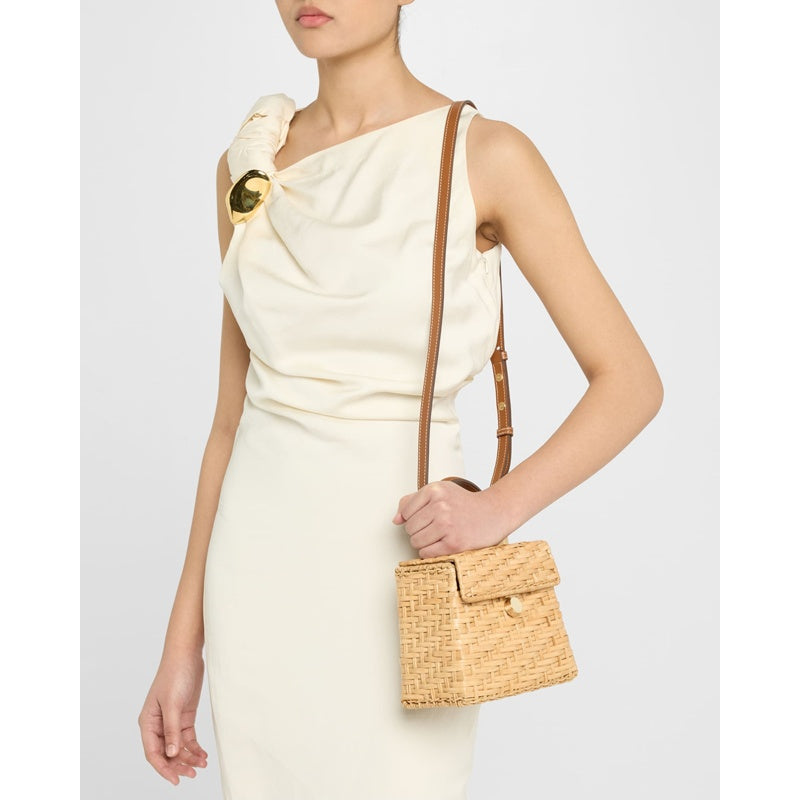 Bolsa Crossbody Sybil Flap Rattan
