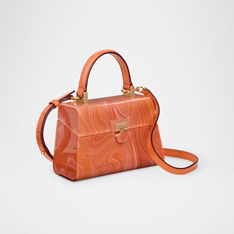 Bolsa Crossbody Sybil Nano Marble Acrylic - Mercado de Luxo - O Maior E-Commerce de Bens, Produtos e Serviços de Luxo do Brasil.