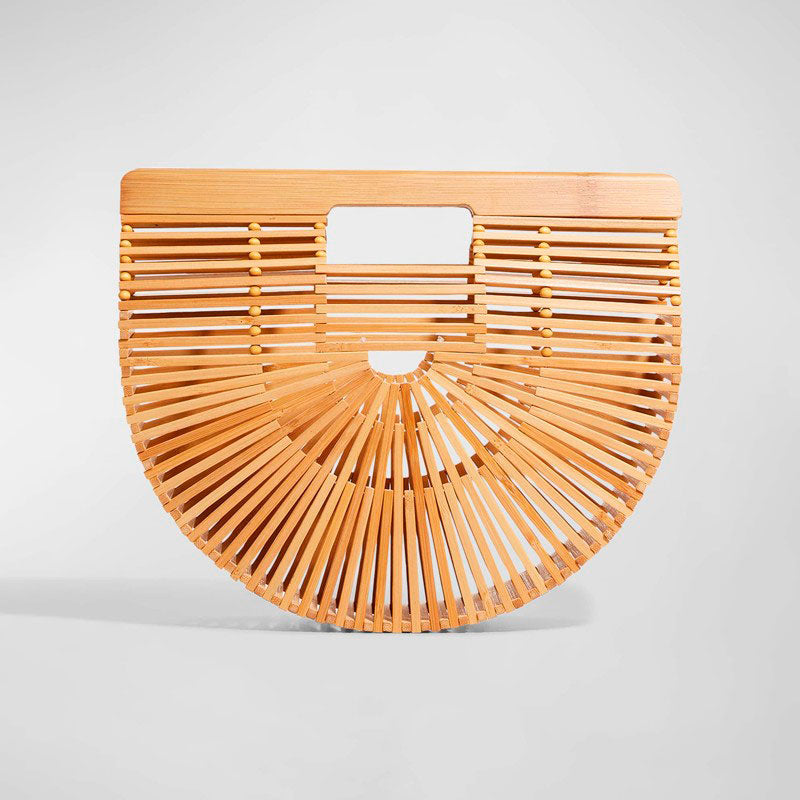 Bolsa Beach Gaias Bamboo Ark Small  - Mercado de Luxo - O Maior E-Commerce de Bens, Produtos e Serviços de Luxo do Brasil.