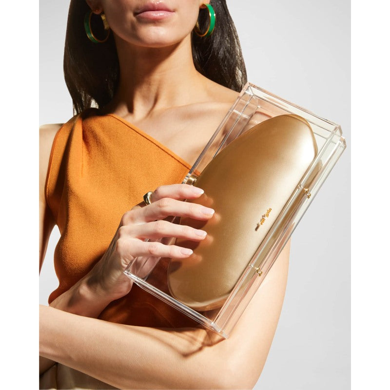 Bolsa Clutch Annika Clear Acrylic