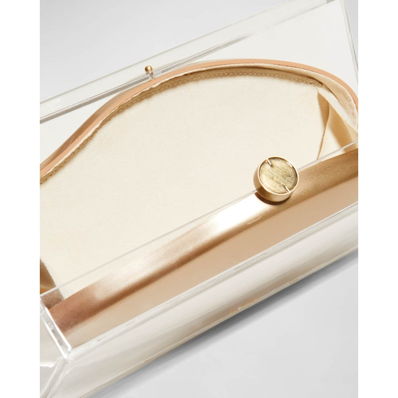 Bolsa Clutch Annika Clear Acrylic