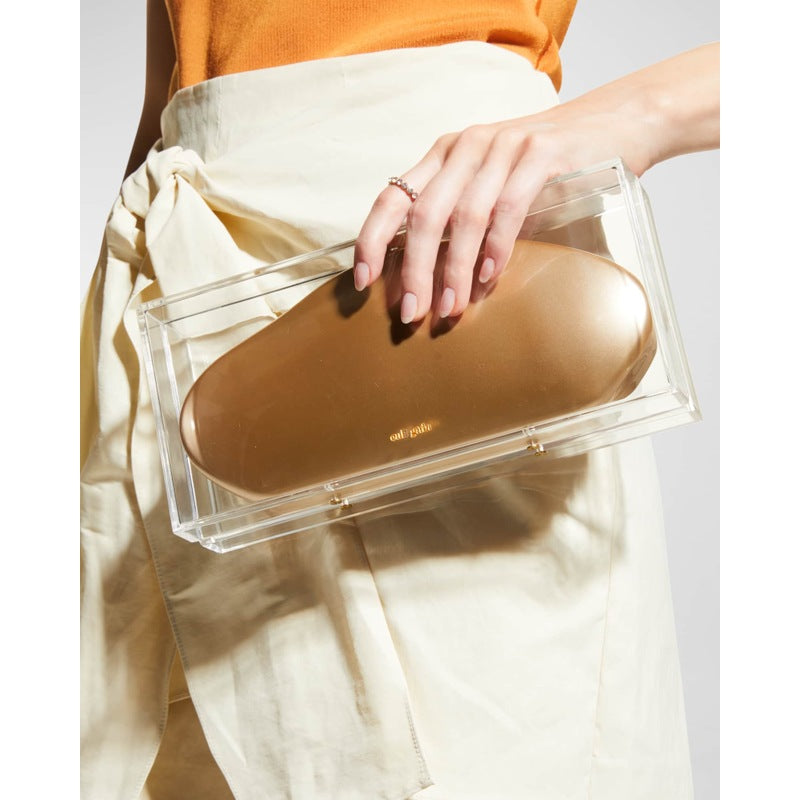 Bolsa Clutch Annika Clear Acrylic