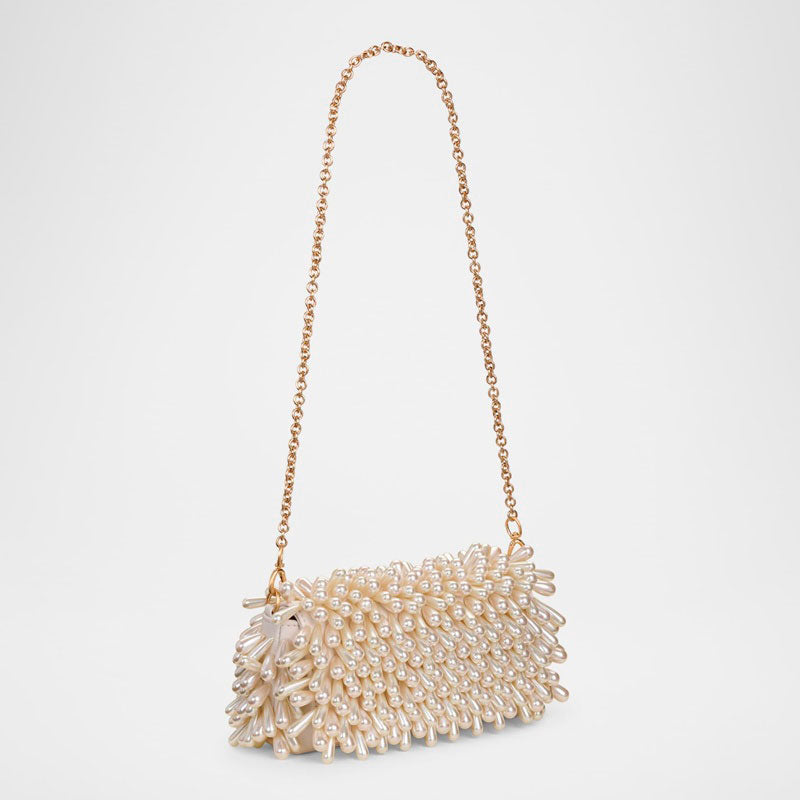 Bolsa Shoulder Perla Pearly Beaded - Mercado de Luxo - O Maior E-Commerce de Bens, Produtos e Serviços de Luxo do Brasil.