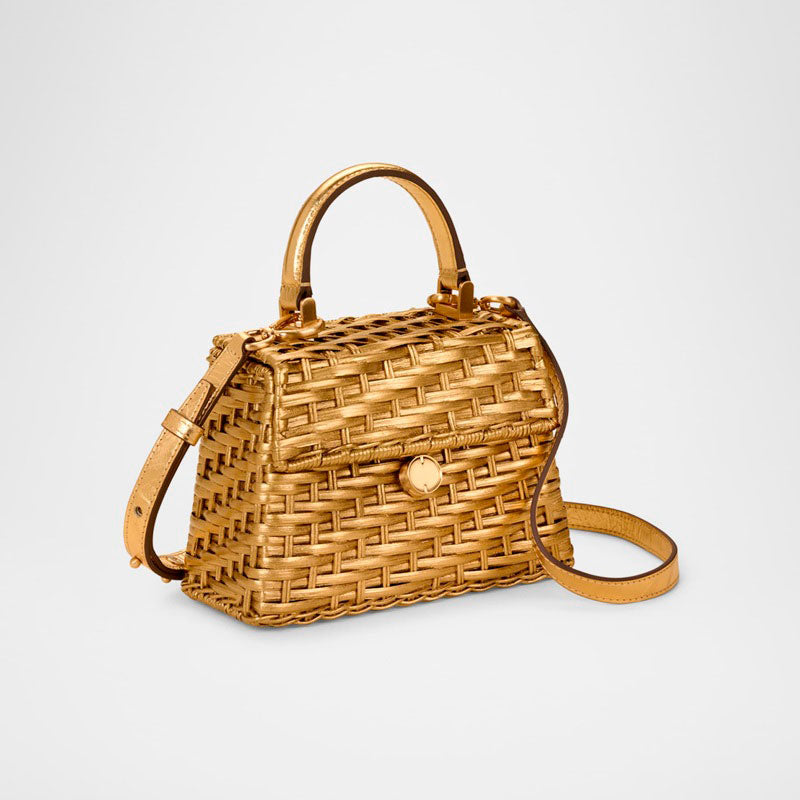 Bolsa Crossbody Sybil Nano Metallic Woven - Mercado de Luxo - O Maior E-Commerce de Bens, Produtos e Serviços de Luxo do Brasil.