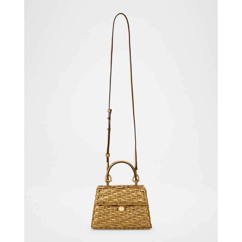 Bolsa Crossbody Sybil Nano Metallic Woven