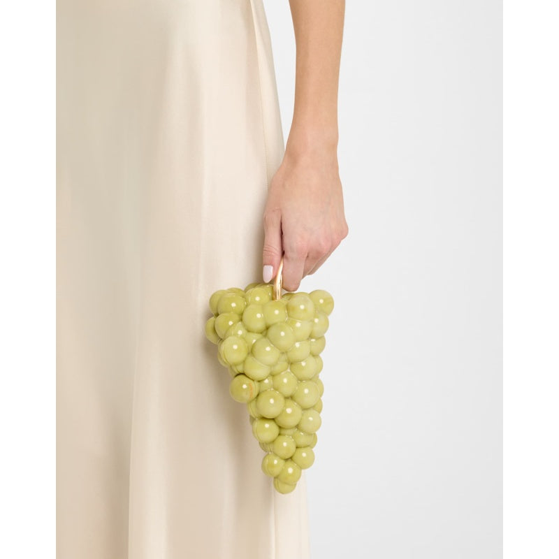 Bolsa Clutch Grape Acrylic