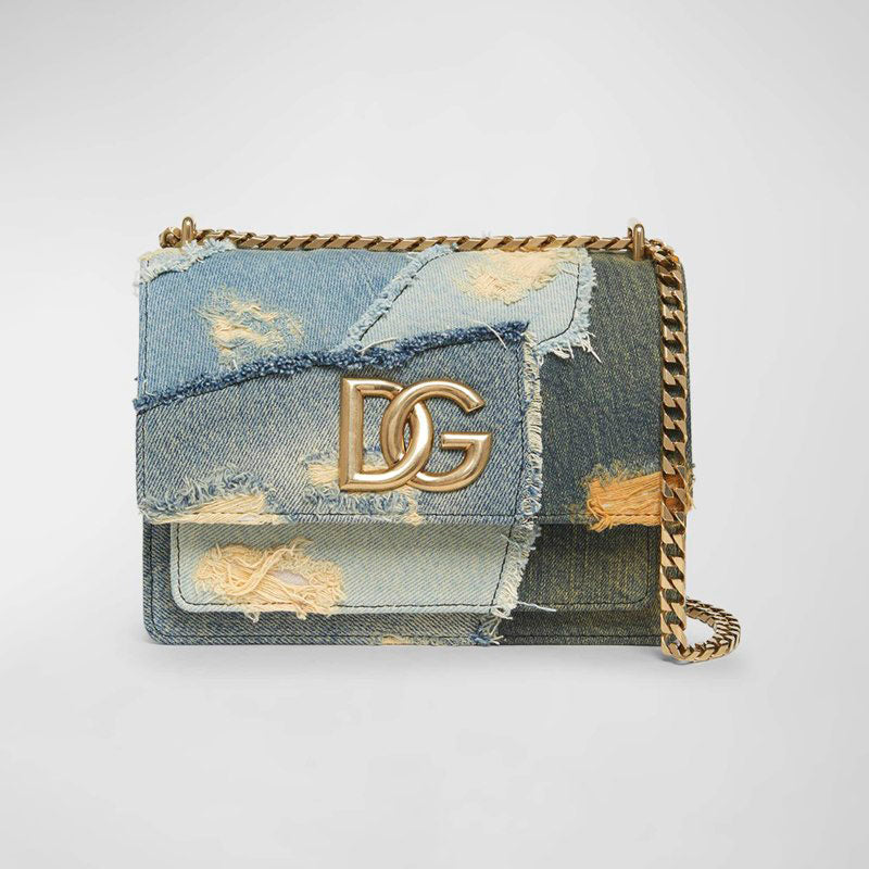 Bolsa Crossbody Patchwork Denim - Mercado de Luxo - O Maior E-Commerce de Bens, Produtos e Serviços de Luxo do Brasil.