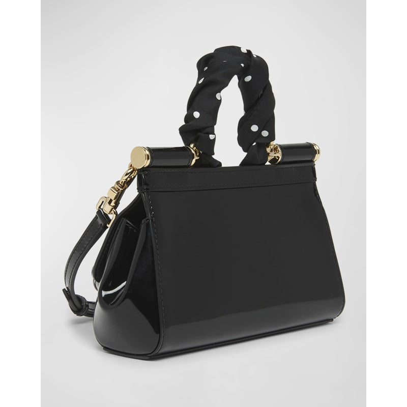 Bolsa Handle Sicily East-West  with Polka-Dot Scarf
