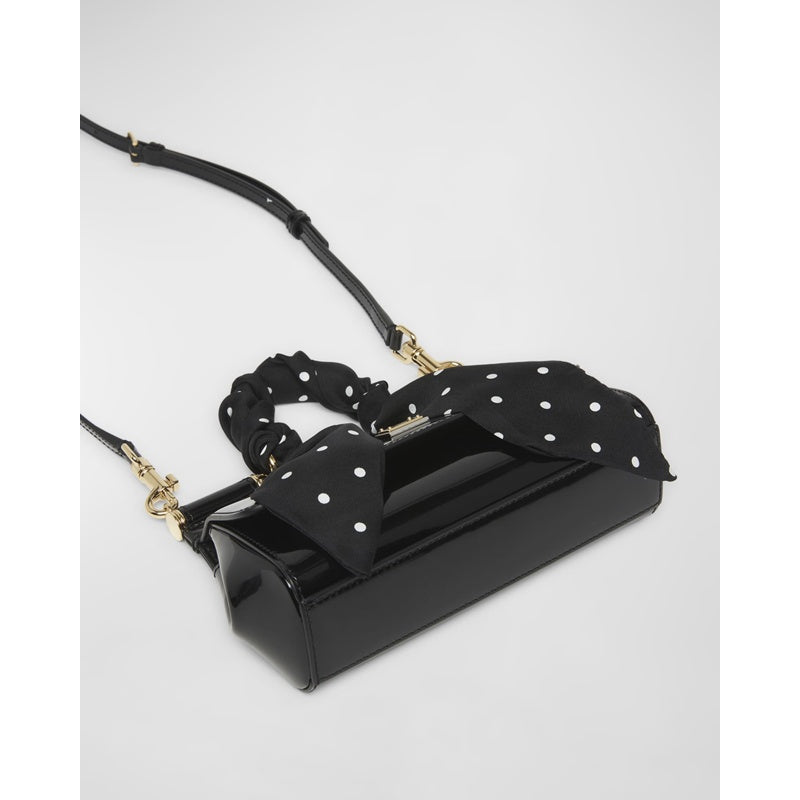 Bolsa Handle Sicily East-West  with Polka-Dot Scarf