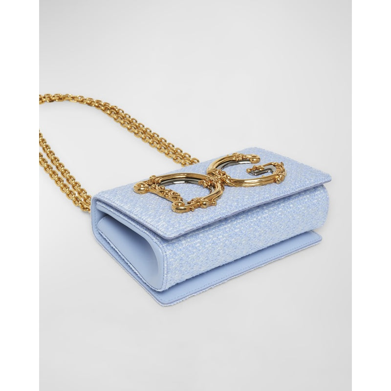 Bolsa Crossbody DG Girls Flap Boucle