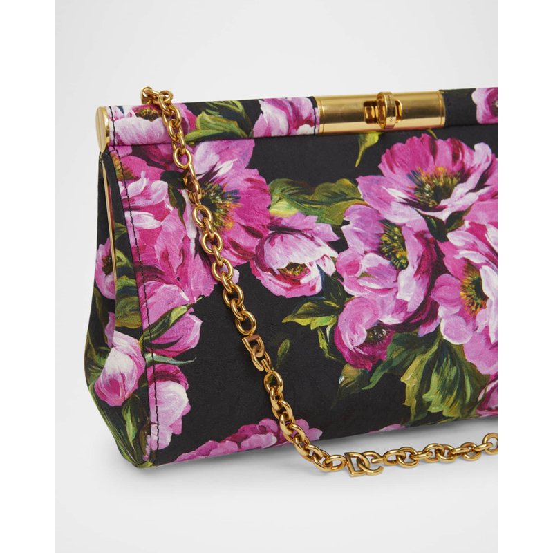 Bolsa Clutch Marlene Medium Flower-Print