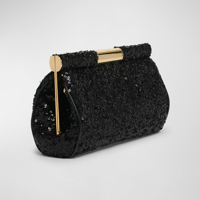 Bolsa Shoulder Marlene Medium Sequined - Mercado de Luxo - O Maior E-Commerce de Bens, Produtos e Serviços de Luxo do Brasil.