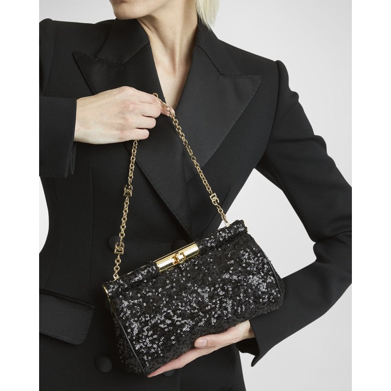 Bolsa Clutch Marlene Medium Sequined