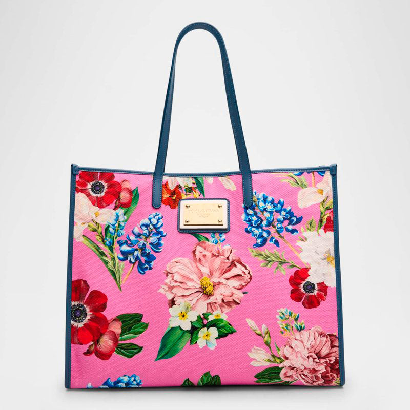 Bolsa Shopper Floral Canvas - Mercado de Luxo - O Maior E-Commerce de Bens, Produtos e Serviços de Luxo do Brasil.