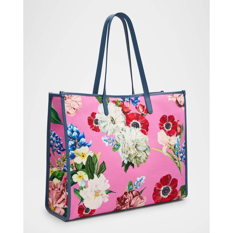 Bolsa Shopper Floral Canvas