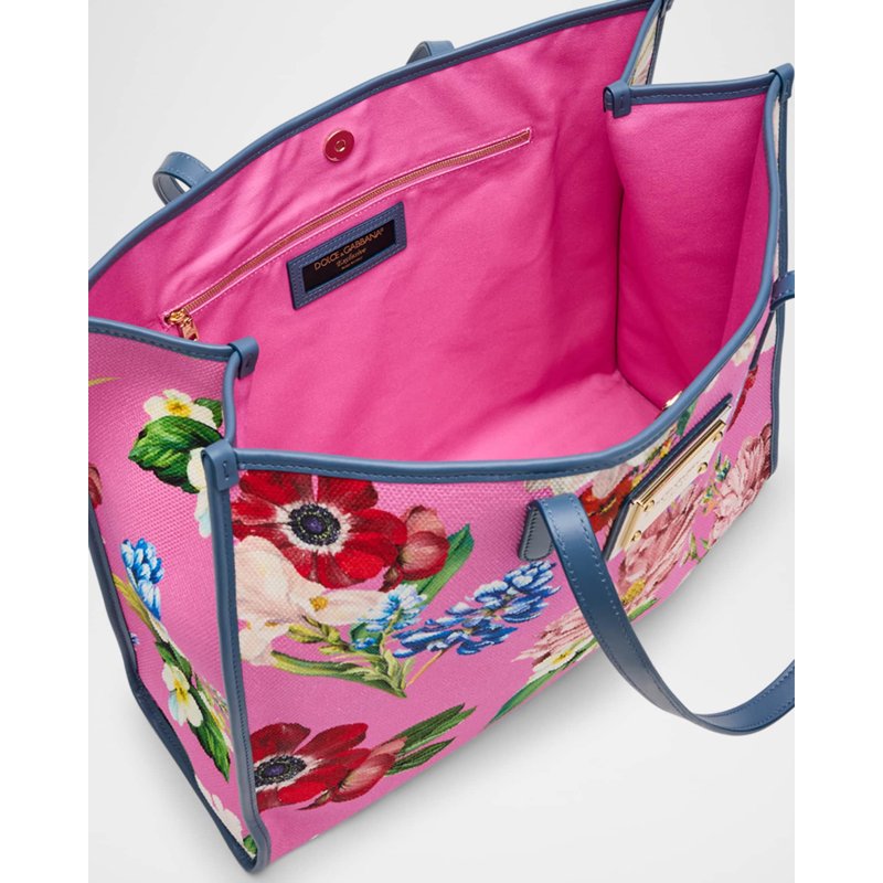 Bolsa Shopper Floral Canvas