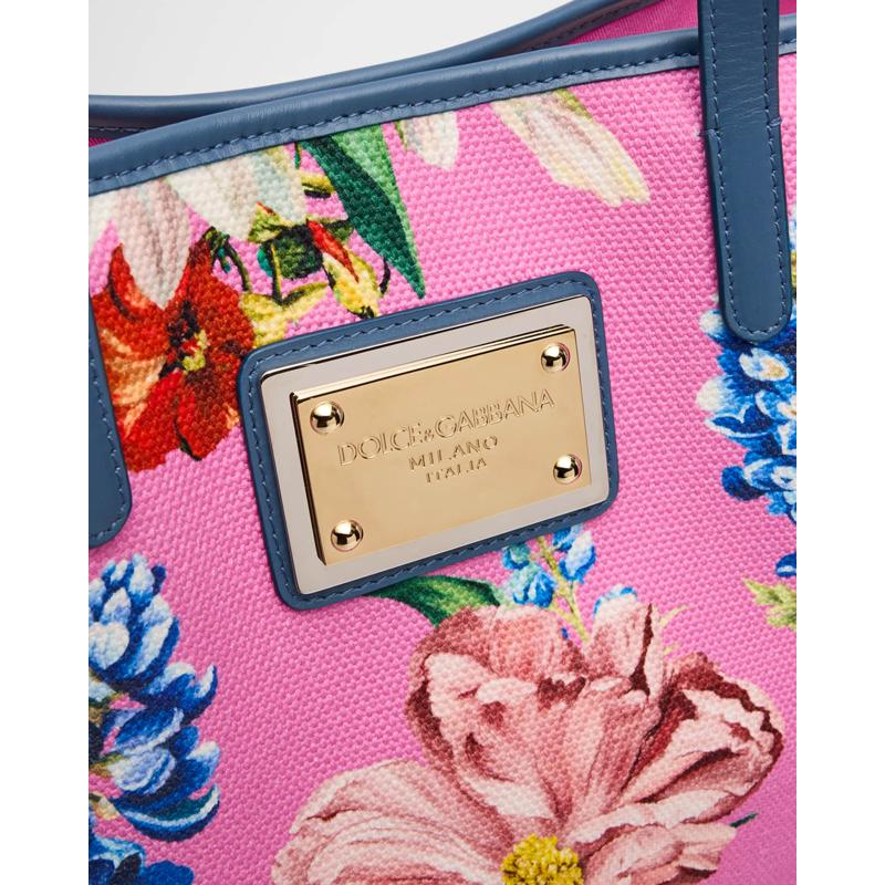 Bolsa Shopper Floral Canvas
