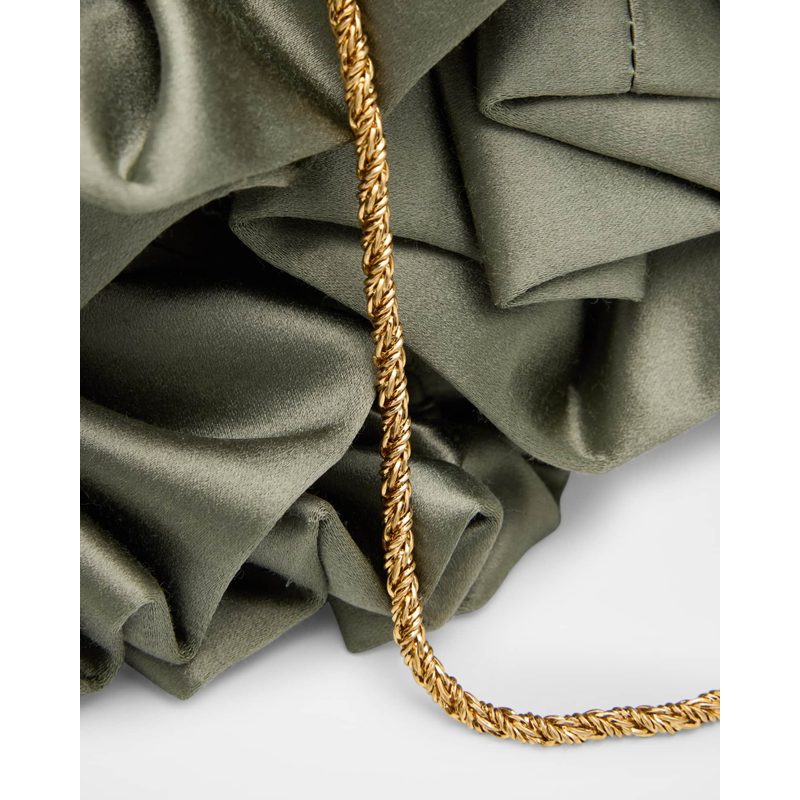 Bolsa Clutch Ruffle Envelope Flap