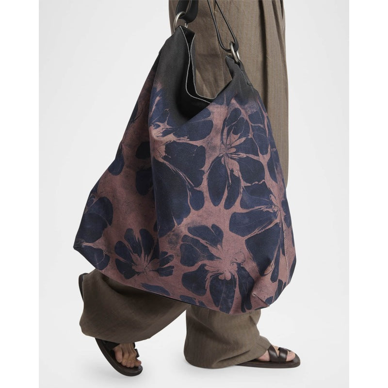 Bolsa Crossbody Floral Canvas